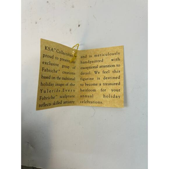 Vintage KSA Fabriché Skiing Santa Figurine Powder Hound Christmas Decor 12” - Picture 3 of 11